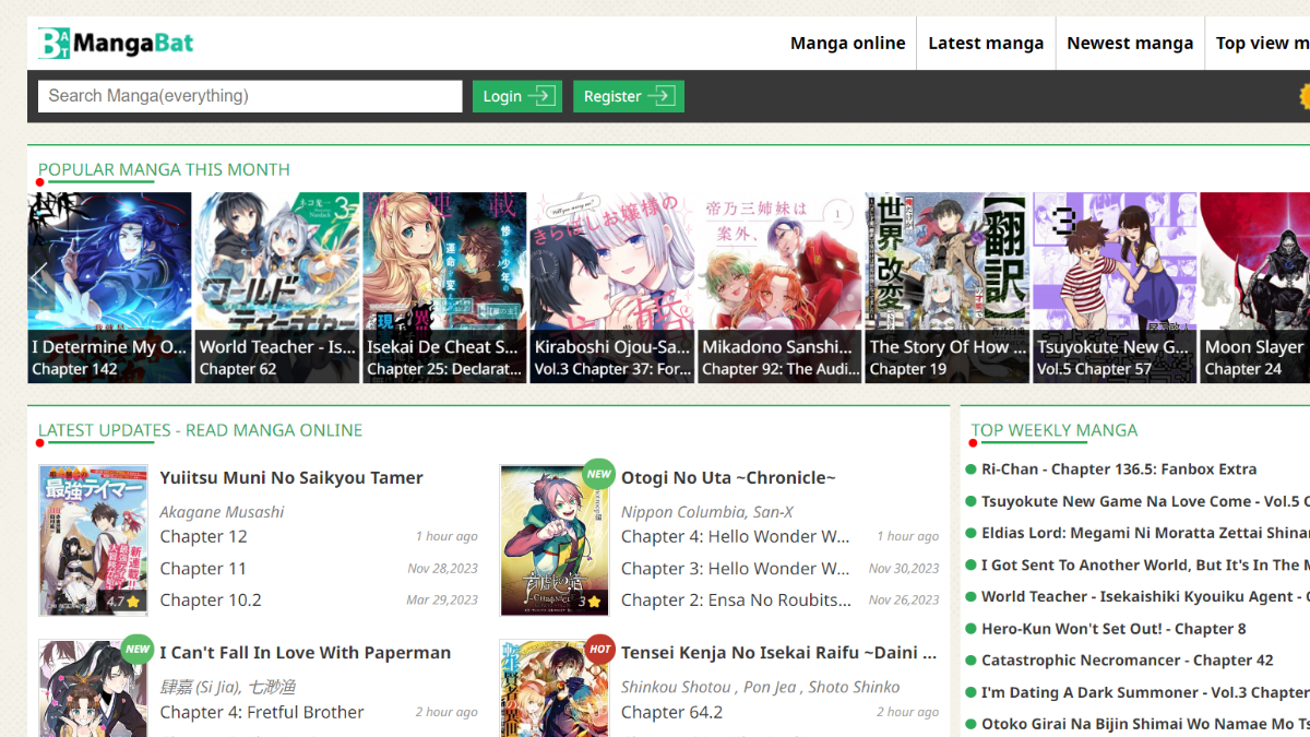 top manga sites mangabat