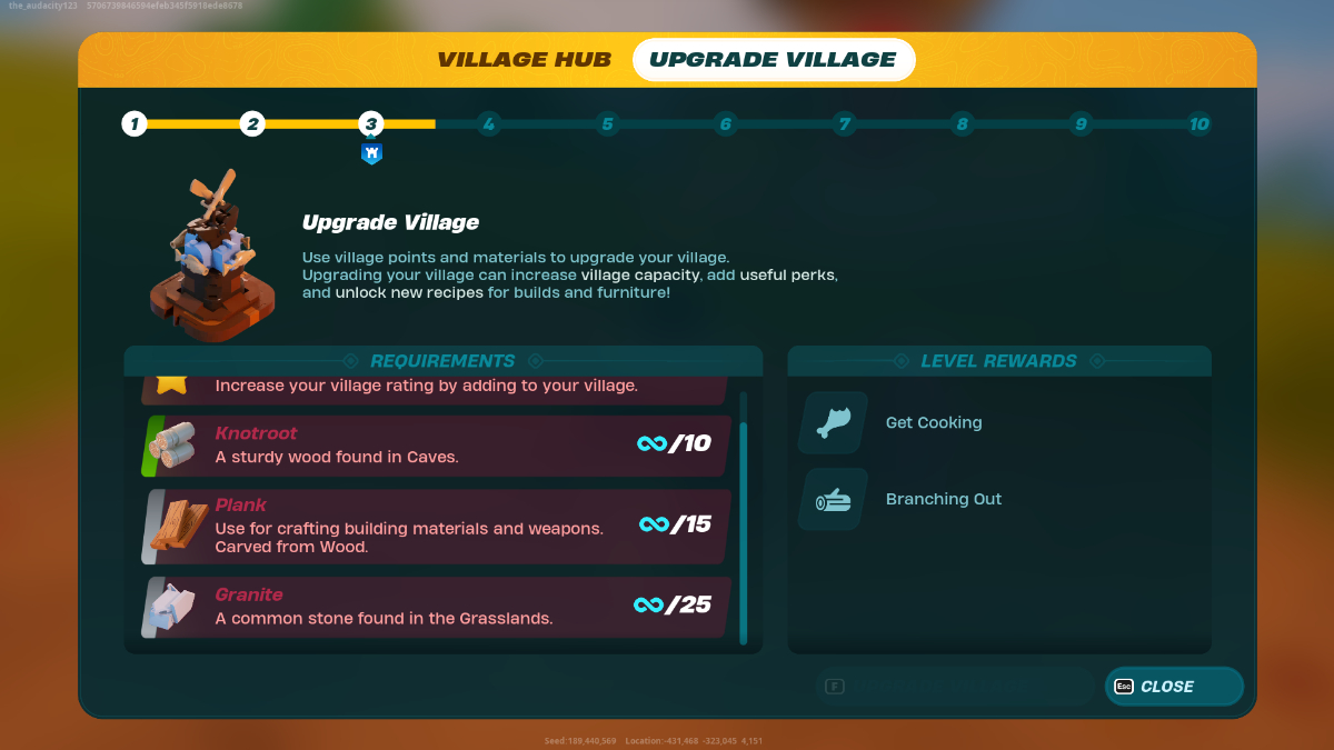 All LEGO Fortnite Village Tiers, Bonuses, & Upgrade Costs - Gamepur