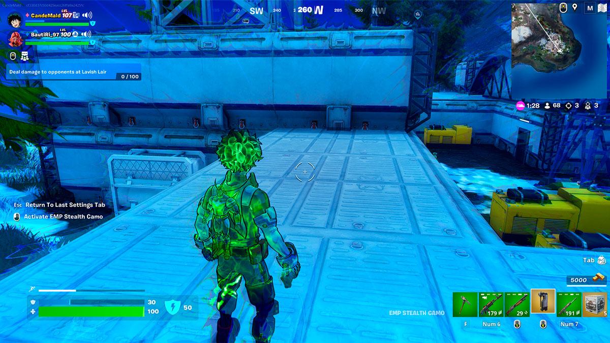 where to find Emp Stealth Camo in Fortnite