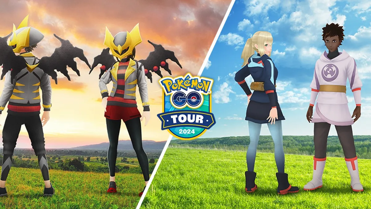 Pokemon GO Tour Новые костюмы для аватаров Дорога в Синно