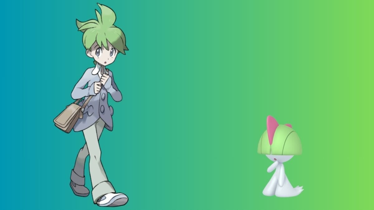 Pokemon Rival Wally with Ralts