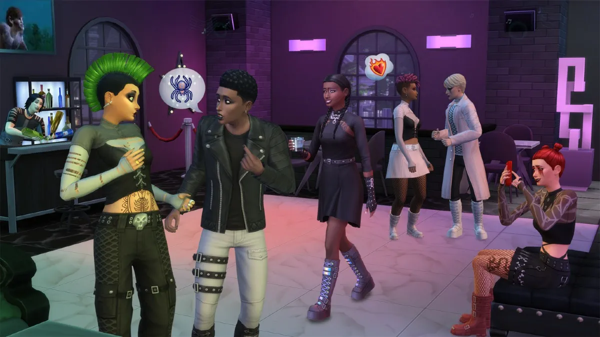 Sims 4 Goth Galore Kit Preview