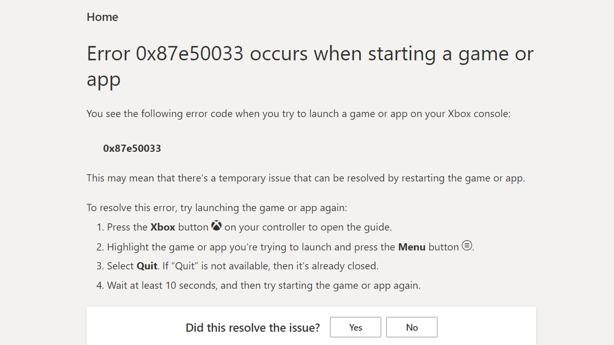 Код ошибки Xbox