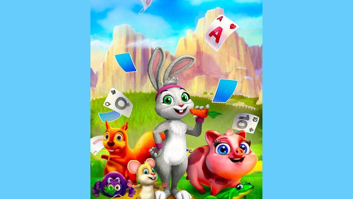 bunny in solitaire grand harvest