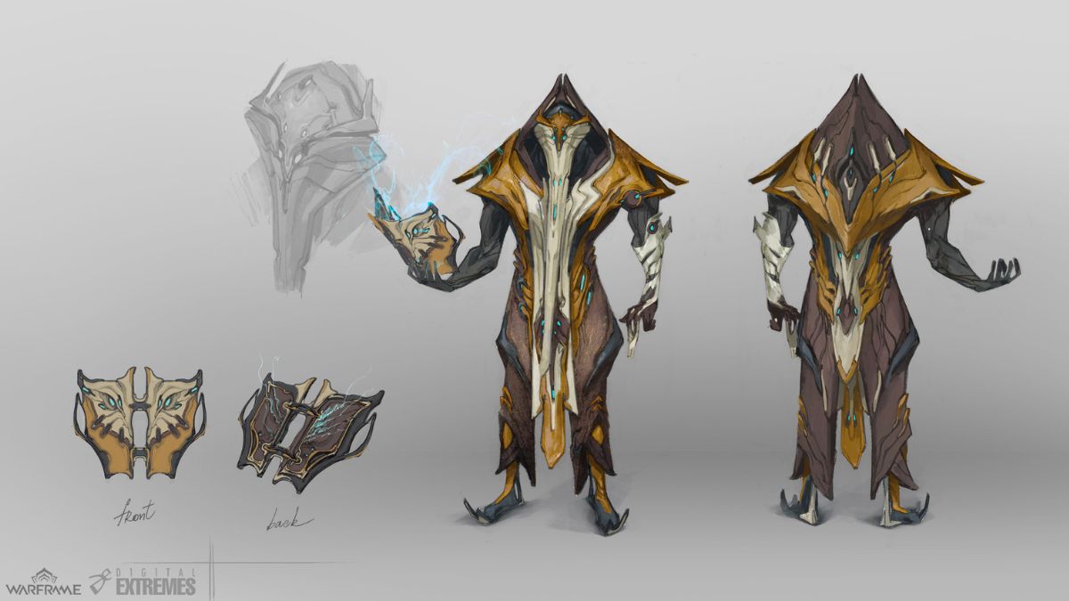 Данте концепт арт Warframe