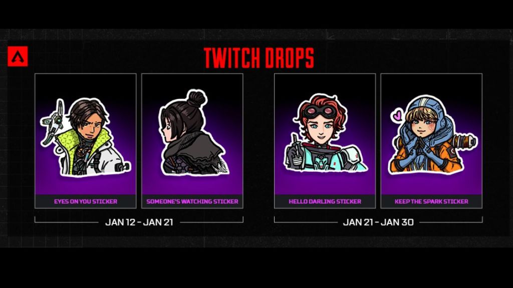 twitch drops for apex legends and final fantasy 7 rebirth event