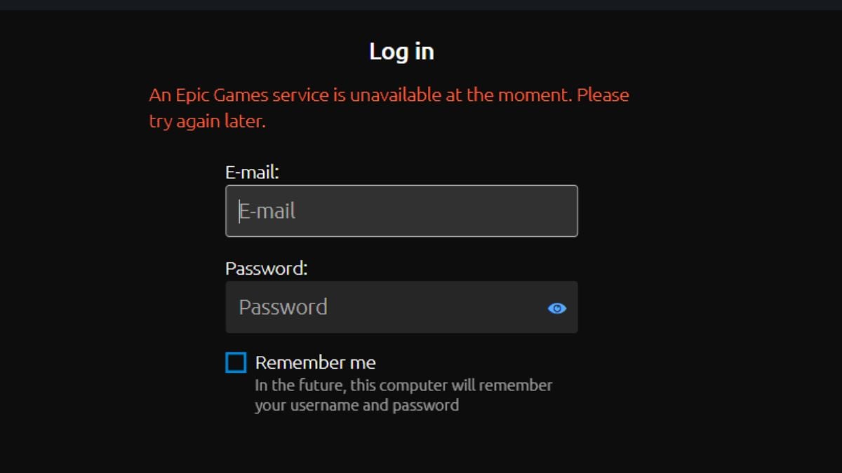 An Epic Games Service is Unavailable Ubisoft Connect Error