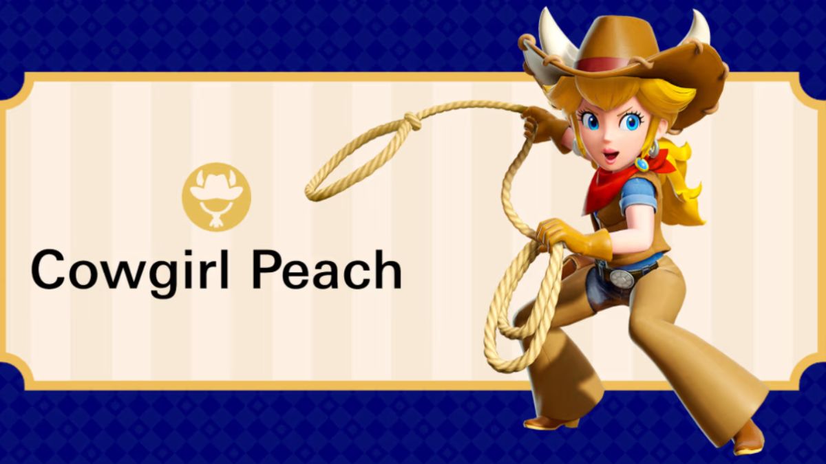 Cowgirl Peach Princess Peach Showtime