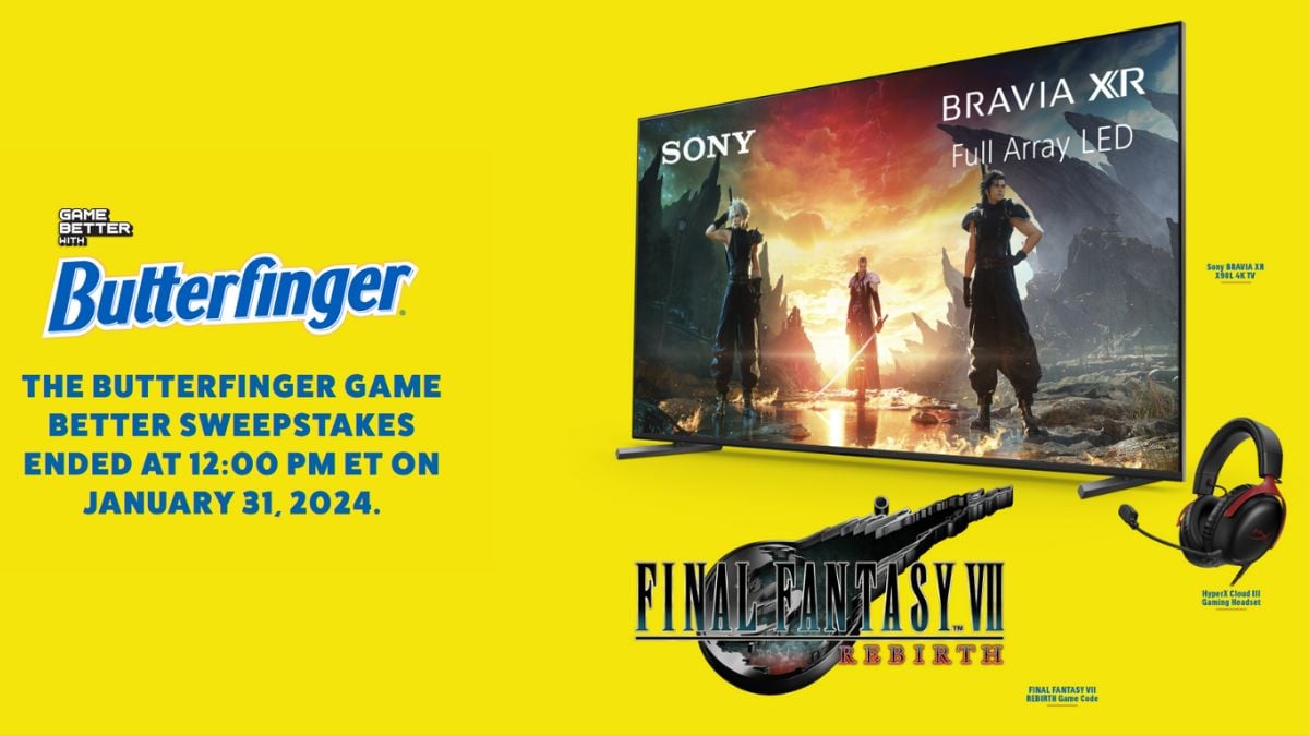 Final Fantasy VII Rebirth Butterfinger Sweepstakes
