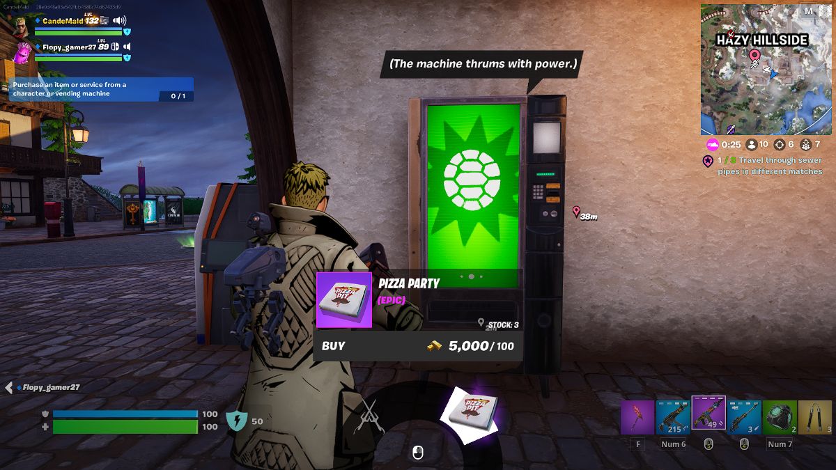 How to Get Pizza Party in Fortnite TMNT Gamepur