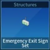 Palworld Emergency Exit Sign