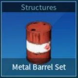 Palworld Metal Barrel Set