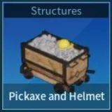 Palworld Pickaxe and Helmet