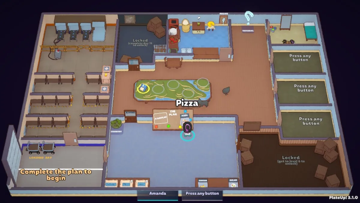Setting Pizza Menu PlateUp Tips for Solo Play