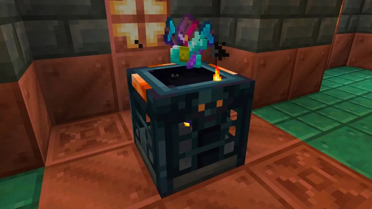Сокровище в блоке хранилища в Minecraft 1-21