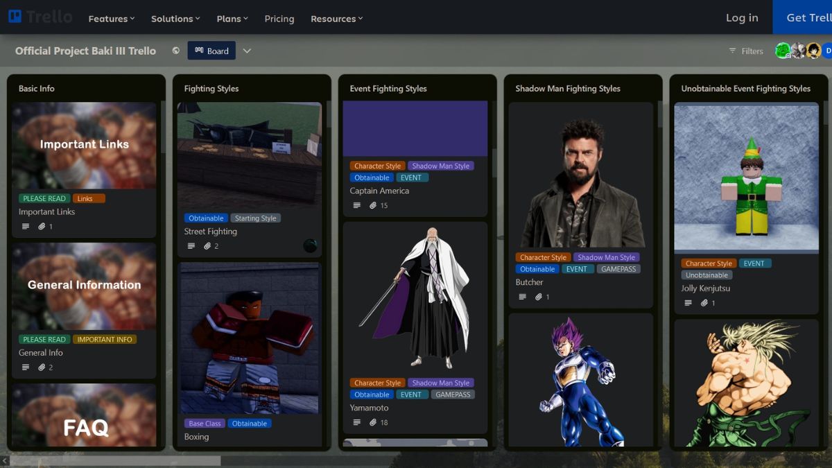 Project Baki 3 Trello Link And Discord Server (August 2024) - Gamepur
