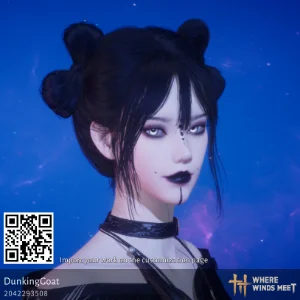 Goth girl character code in Where Winds Meet (WWM)