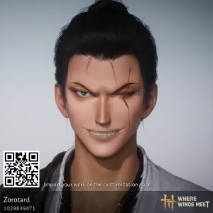 Roronoa Zoro character code in Where Winds Meet (WWM)