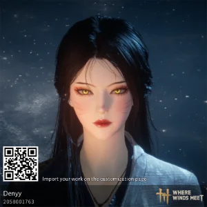 Ahri character creation code in Where Winds Meet (WWM)