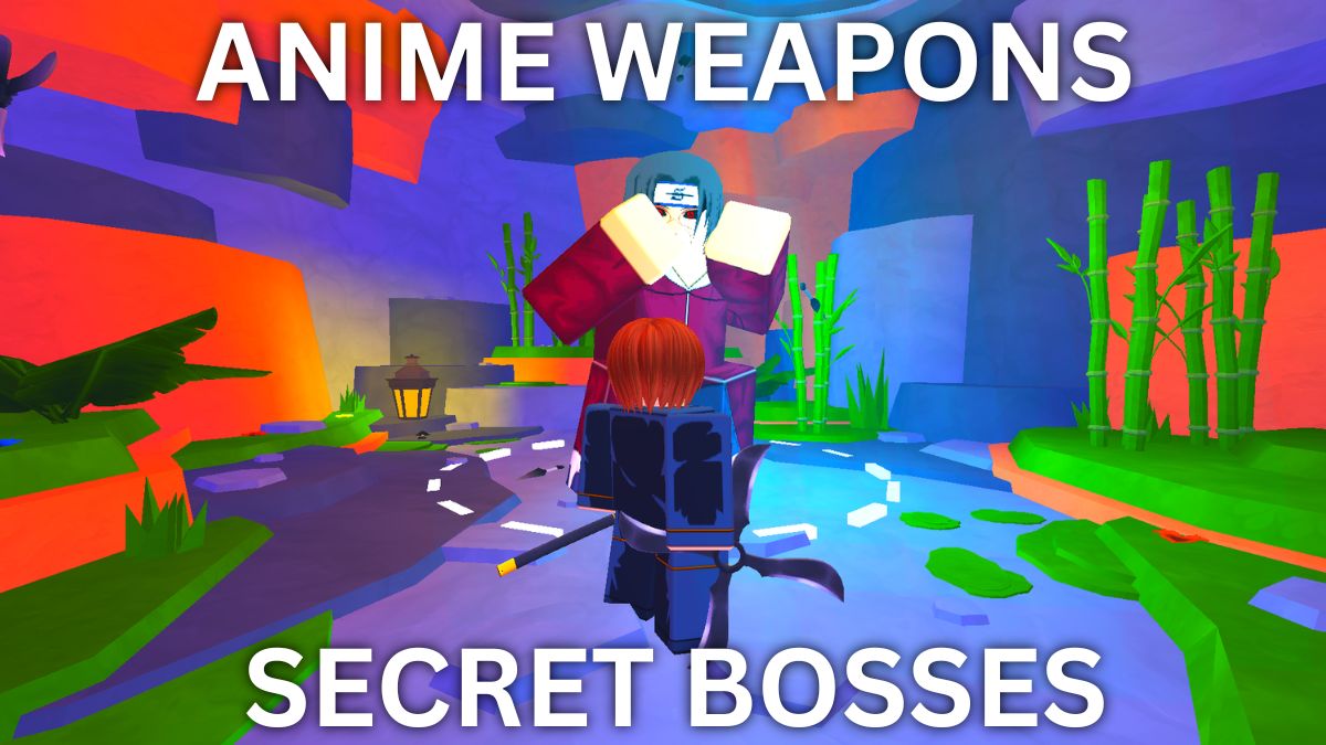 All Anime Weapons Roblox experience secret boss locations