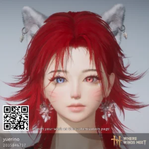Cat Girl character creation code in Where Winds Meet (WWM)