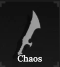 Chaos weapon in The Forge Roblox experience