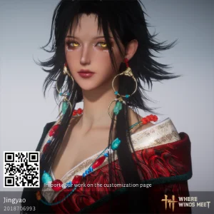 Custom darker girl character creation code in Where Winds Meet (WWM)