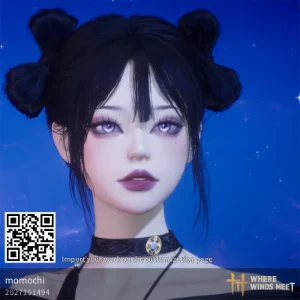 Doll goth girl character creation code in Where Winds Meet (WWM)