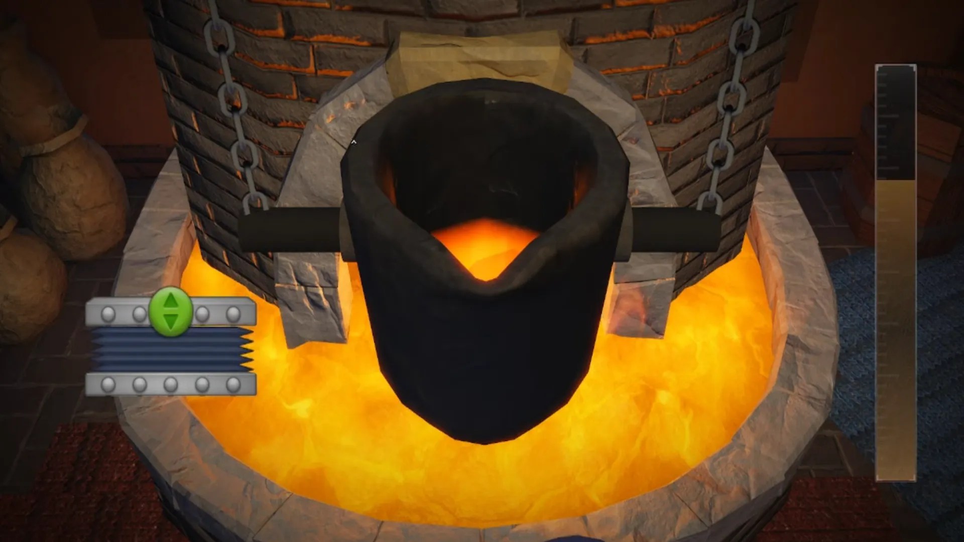 Forging minigame 1 in The Forge Roblox experience