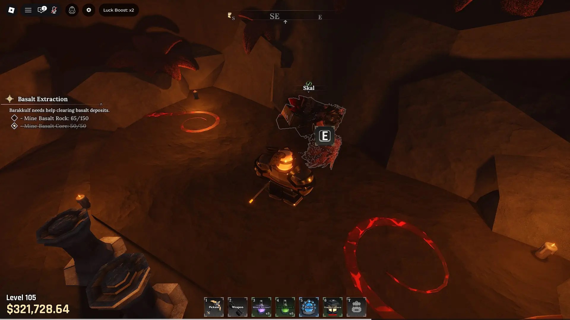 How to get the Demonic Pickaxe in the Volcanic Depths in The Forge Roblox experience