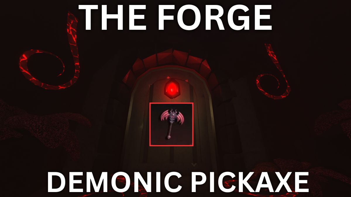 How to get the Demonic Pickaxe in The Forge Roblox experience