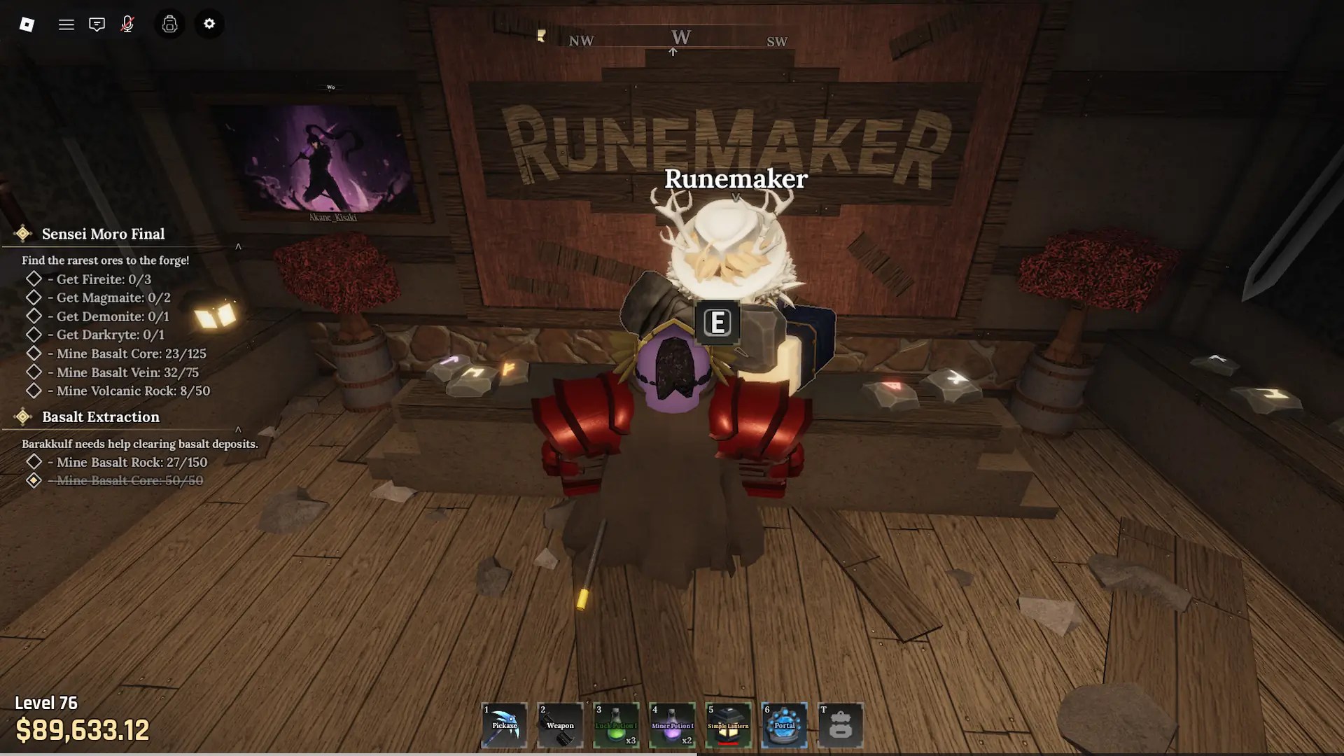 How to use runes in The Forge Roblox experience