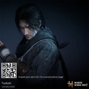 Itachi Uchiha male character design code in Where Winds Meet (WWM)