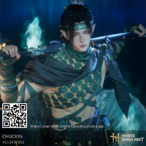 Jade dragon male character design code in Where Winds Meet (WWM)