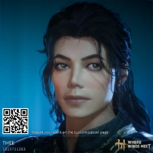 Michael Jackson male character design code in Where Winds Meet (WWM)