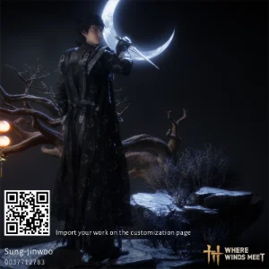 Dark male character design code in Where Winds Meet (WWM)