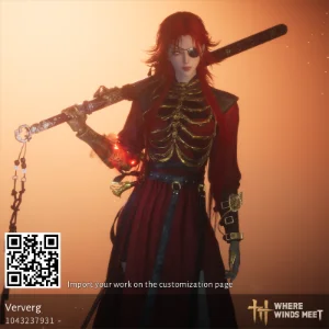 Space Pirate character creation code in Where Winds Meet (WWM)