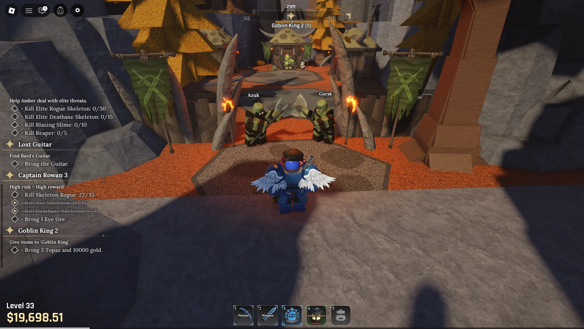 How to find the Goblin King camp in The Forge Roblox experience