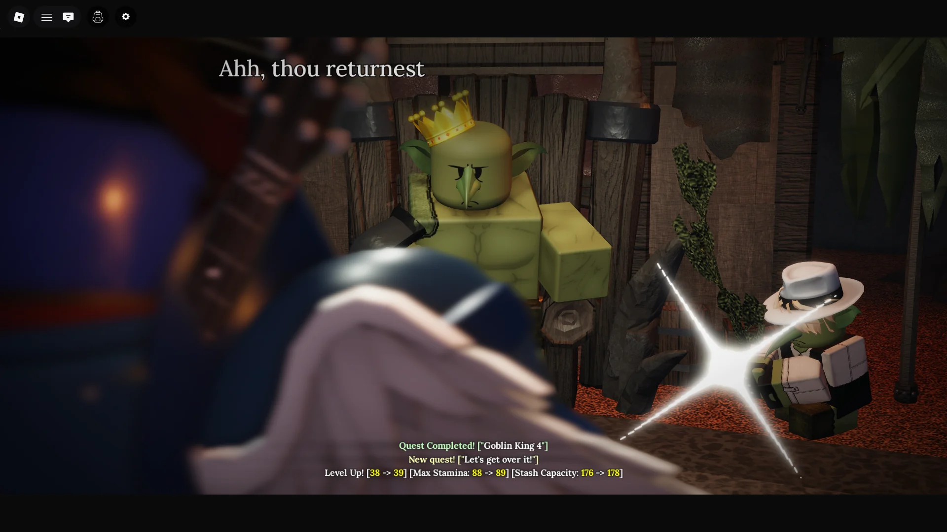 Goblin King in The Forge Roblox experience