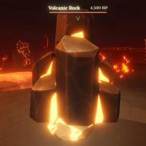 Volcanic Rock inside the Volcano in The Forge Roblox experience