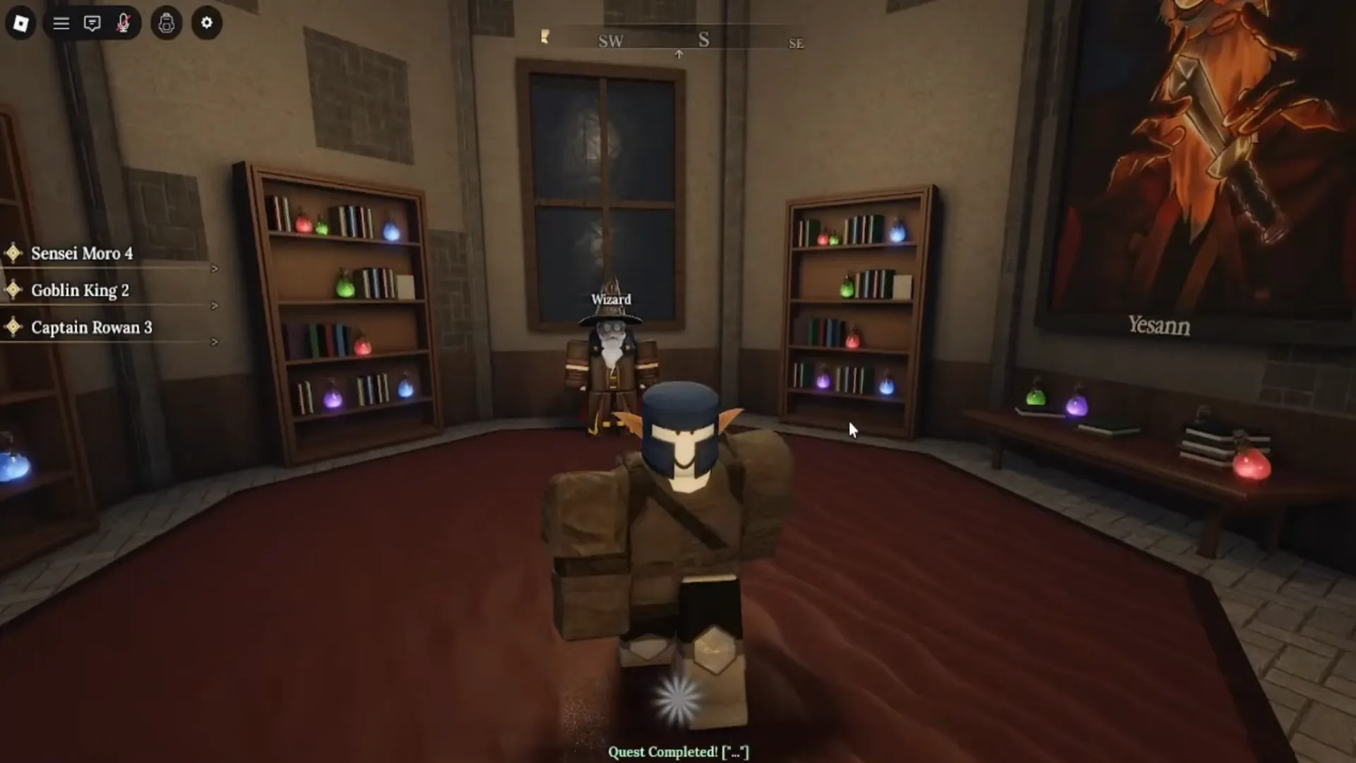 Wizard NPC in The Forge Roblox experience