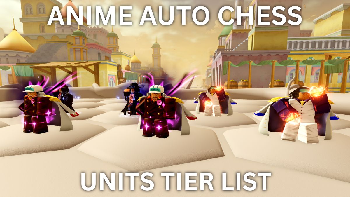 Anime Auto Chess units tier list featured image