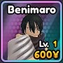 Benimaro unit from the Anime Ascendants Roblox experience
