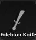 Falchion Knife weapon in The Forge Roblox experience
