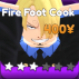 Fire Foot Cook unit in the Universal Tower Defense Roblox experience