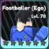 Footballer (Ego)  unit in the Universal Tower Defense Roblox experience