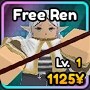 Free Ren unit from the Anime Ascendants Roblox experience