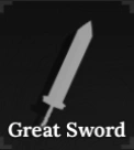 Great Sword weapon in The Forge Roblox experience