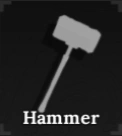 Hammer weapon in The Forge Roblox experience