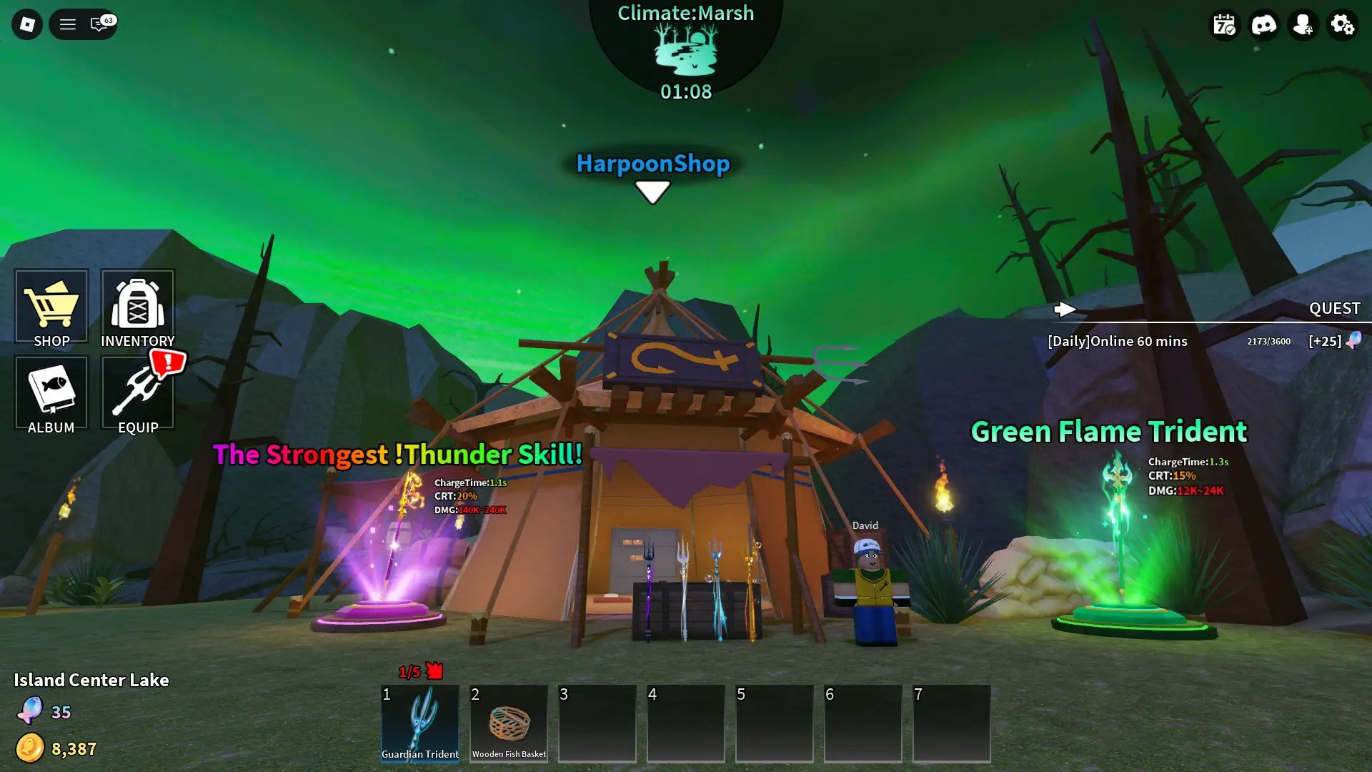 How to get Harpoons in the Spear Fishing Roblox experience